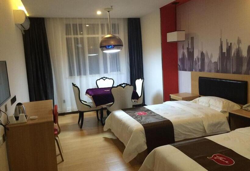 غرفة عائلية, Thank Inn Chain Hotel Guangdong Shenzhen Longhua Qinghu Subway Station