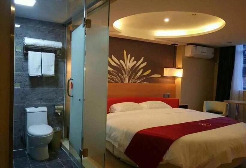 스탠다드 룸, Thank Inn Chain Hotel Guangdong Shenzhen Longhua Qinghu Subway Station