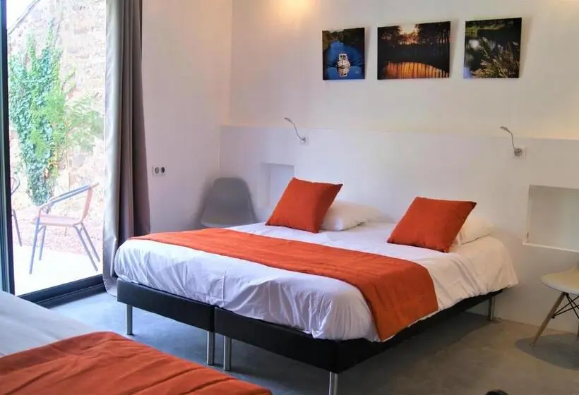 Standard-huone Terassi, Contact Hôtel Le Minervois Hôtel & Restaurant Au Nord De Carcassonne