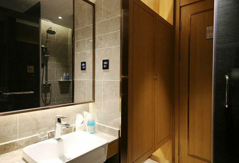 חדר ביזנס, Lanmei Boutique Hotel Xiyuan West Station Branch Lanzhou