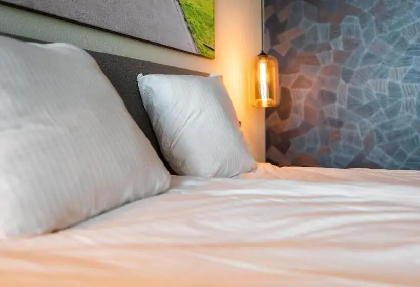 キングサイズベッドのデラックスルーム, Onderwijshotel De Rooi Pannen Eindhoven