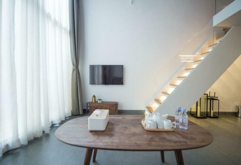 수피리어 룸 퀸 침대, Qilou Huanke 1921 Boutique Homestay