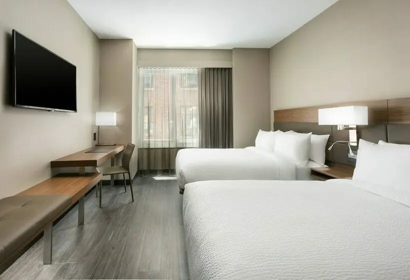 Standard Room 2 Double Beds, Ac Hotel By Marriott New York Times Square