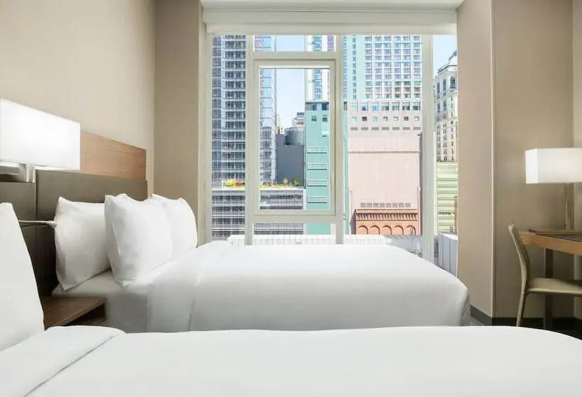 Standard Room 2 Double Beds, Ac Hotel By Marriott New York Times Square