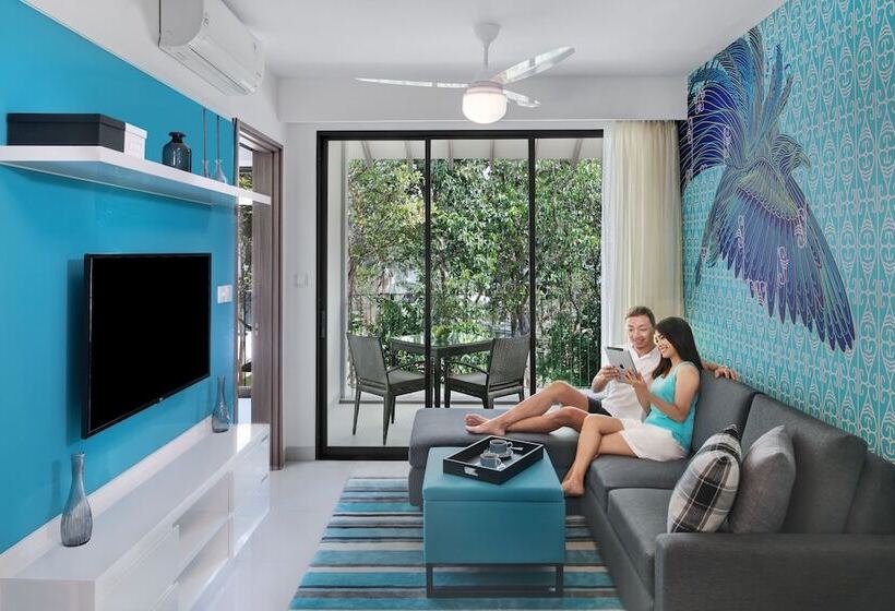 带1个卧室带花园景观的公寓, Cassia Bintan