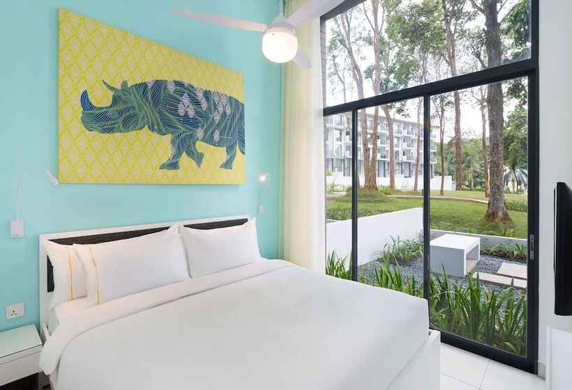 带花园景观及2个卧室的公寓, Cassia Bintan