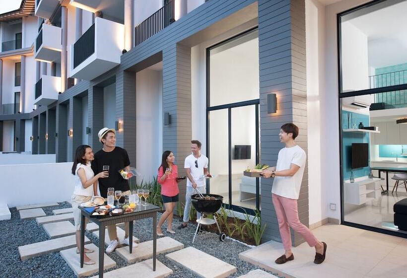 带花园景观及2个卧室的公寓, Cassia Bintan