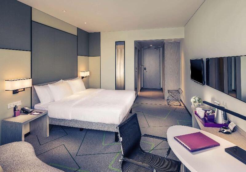 可看到停车场的标准间, Mercure Hefei Sunac