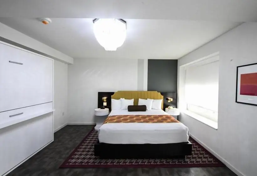 キングサイズベッドのスタンダードルーム, Tryp By Wyndham Newark Downtown