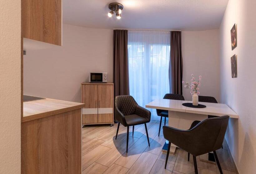 침실 2개 스위트, Gleuel Inn   Digital Hotel & Serviced Apartments & Boardinghouse Mit Voll Ausgestatteten Küchen