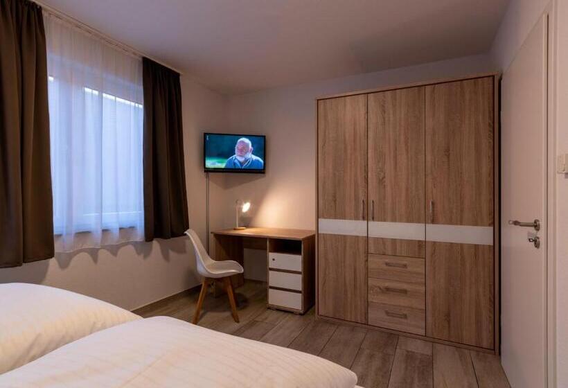 침실 2개 스위트, Gleuel Inn   Digital Hotel & Serviced Apartments & Boardinghouse Mit Voll Ausgestatteten Küchen