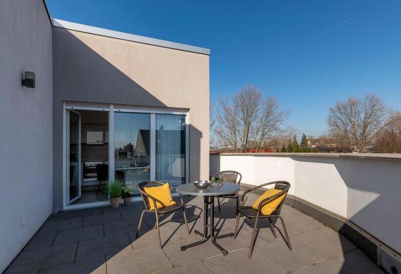 주니어 스위트, Gleuel Inn   Digital Hotel & Serviced Apartments & Boardinghouse Mit Voll Ausgestatteten Küchen