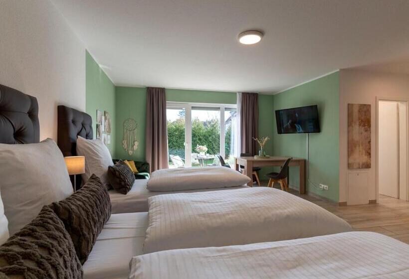 Семейное Студио, Gleuel Inn   Digital Hotel & Serviced Apartments & Boardinghouse Mit Voll Ausgestatteten Küchen
