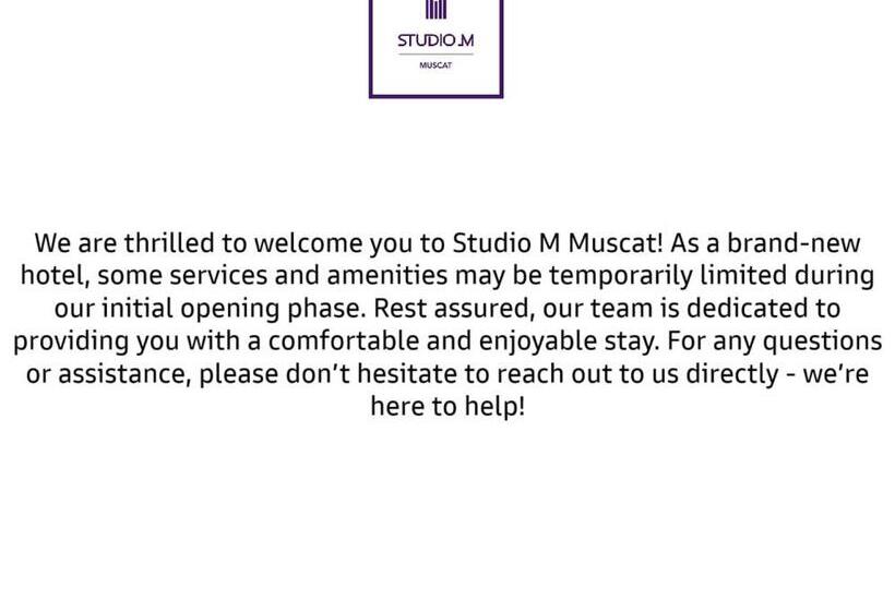 آپارتمان 1 خوابه, Studio M Muscat
