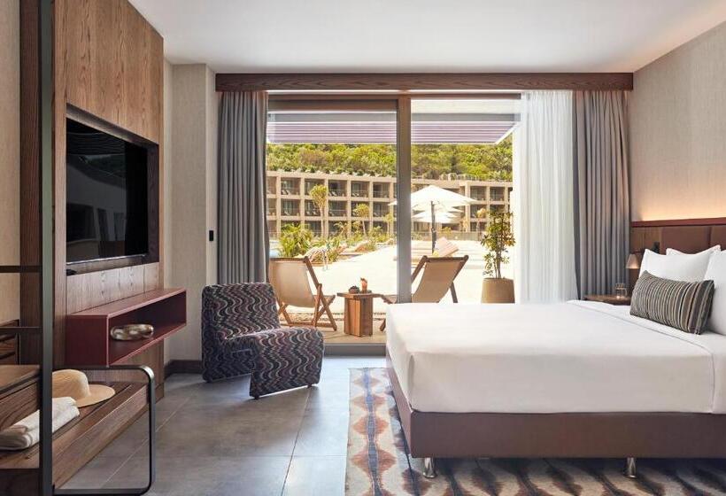 장애인을 위한 킹사이즈 침대 스탠다드 룸, Hyde Bodrum - Adult Only