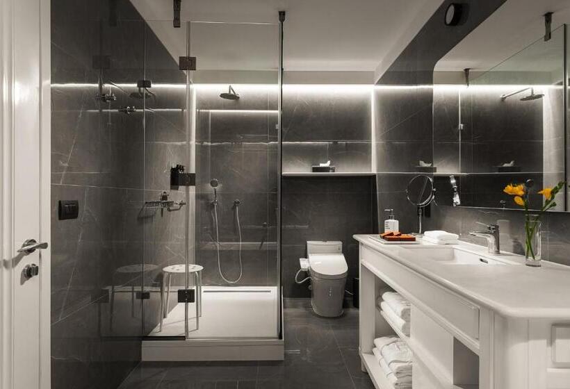 带大床的高级房间, Debaines Hotel Santiago