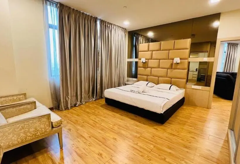 キングサイドベッドのスタンダードワンルーム, Home Inn 2 Taman Bukit Segar