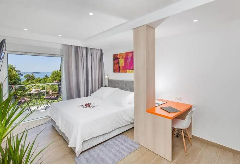 اتاق استاندارد با بالکن, Boutique Flamingo B&b