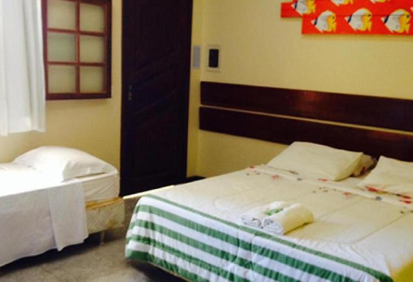 חדר סטנדרט לשלושה עם מרפסת, Pousada Rio Bracuhy