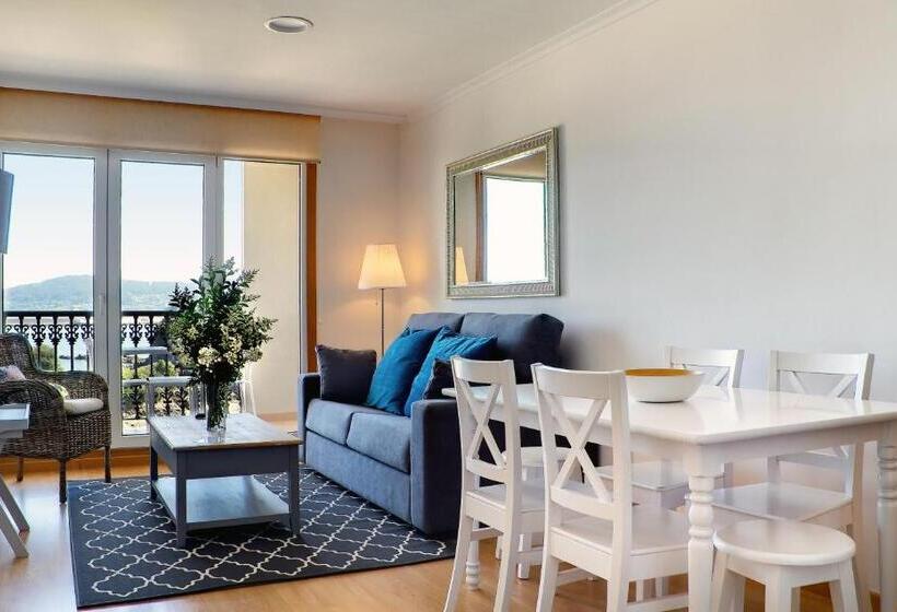 1침실 테라스 아파트 바다 전망, Duerming Sea View Viveiro