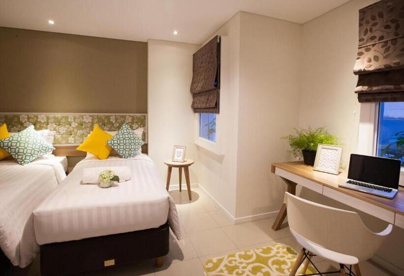 Cameră Superioară cu Terasă, Wood Hotel Bandung