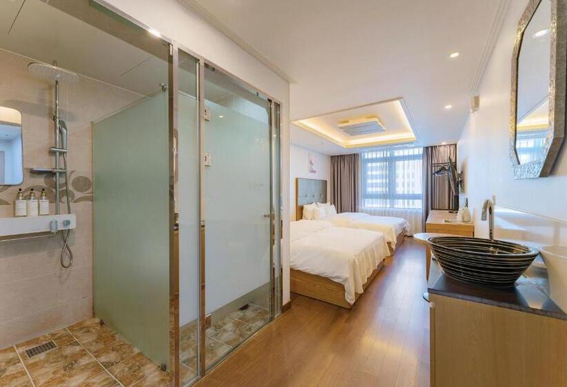 غرفة ديلوكس رباعية, Central Park Hotel Busan