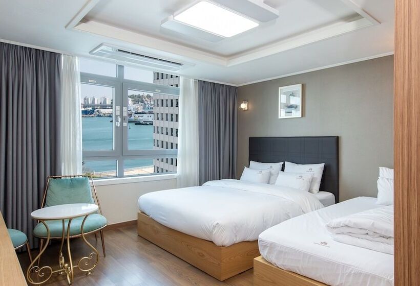 غرفة ديلوكس ذات إطلالة, Central Park Hotel Busan