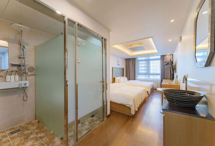 غرفة ديلوكس رباعية, Central Park Hotel Busan