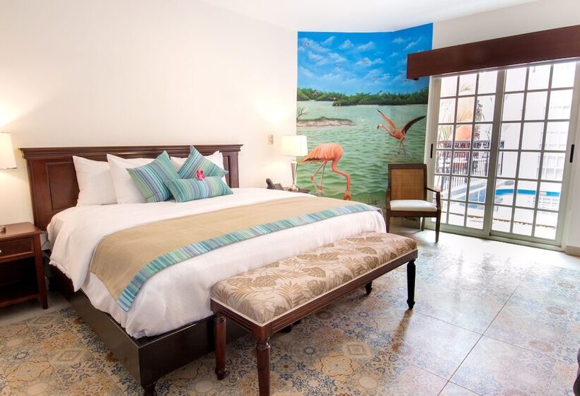 디럭스 스위트 킹 침대, Boutique Real San Juan Center