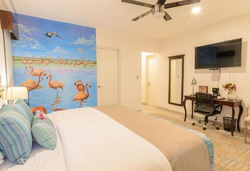 디럭스 스위트 킹 침대, Boutique Real San Juan Center