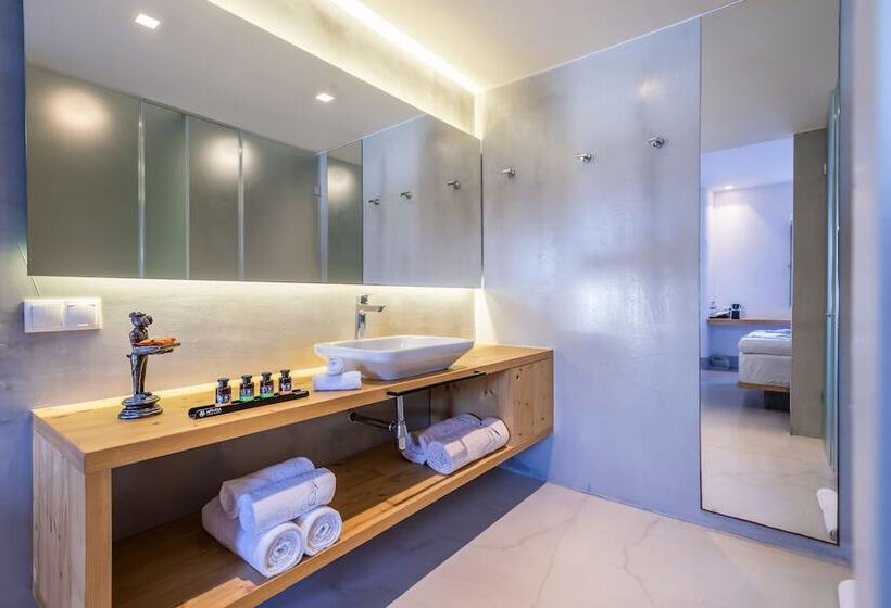 Люкс с гидромассажем, Dreambox Mykonos Suites