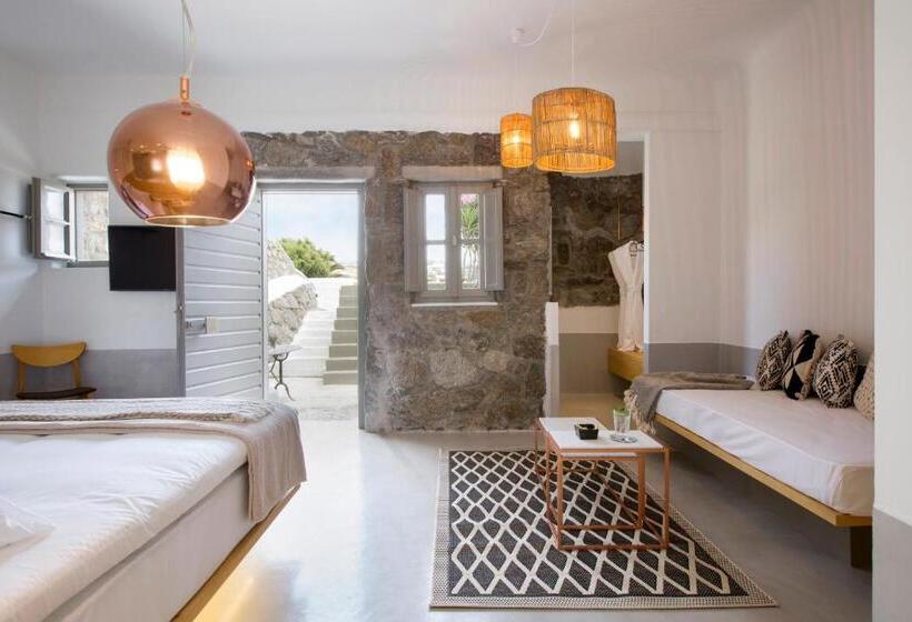 Люкс с гидромассажем, Dreambox Mykonos Suites