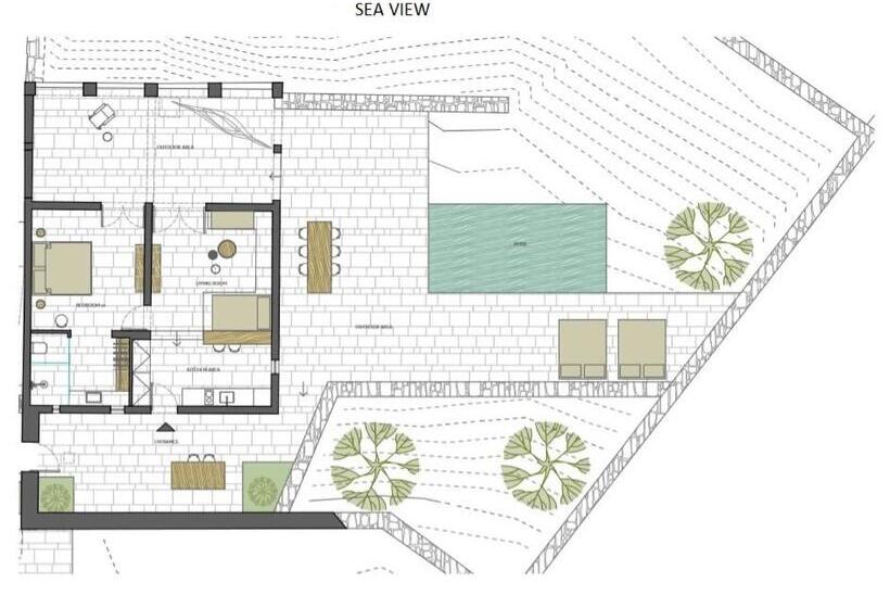 プール付き１ベッドルームヴィラ, Dreambox Mykonos Suites