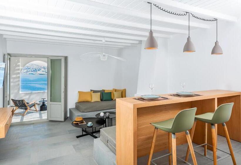 デラックスビラの１ベッドルーム, Dreambox Mykonos Suites