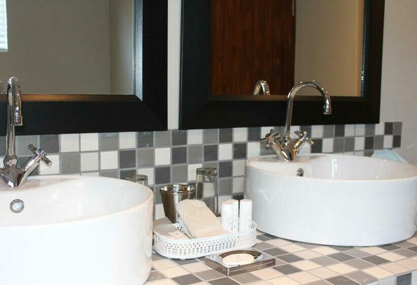 חדר דחוקס עם מיטת קינג, Nuwerus Lodge Paarl