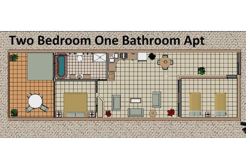 ２ベッドルームアパートメント, The Newport On Macrossan   Adults Only