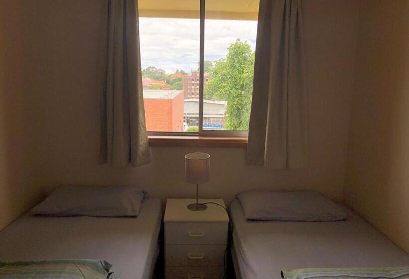 חדר סטנדרד יחיד חדר אמבטיה משותף, Narrara Backpackers Hobart