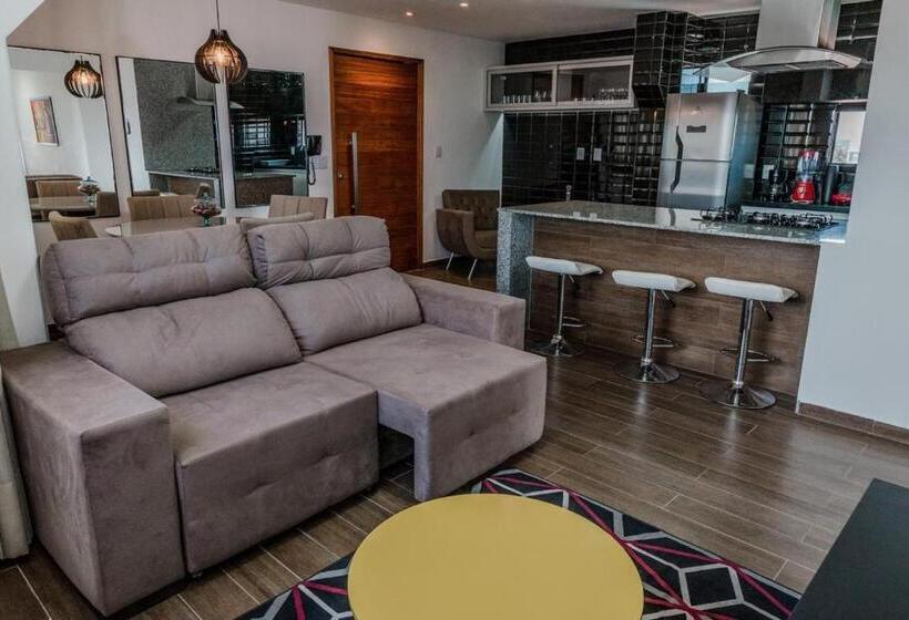 דירת פנטהאוז 1 חדרי שינה, Bessa Golden Flats