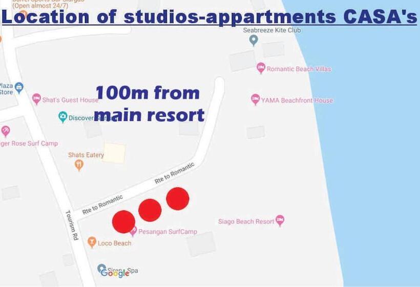 استودیو استاندارد با تراس, Romantic Beach Villas