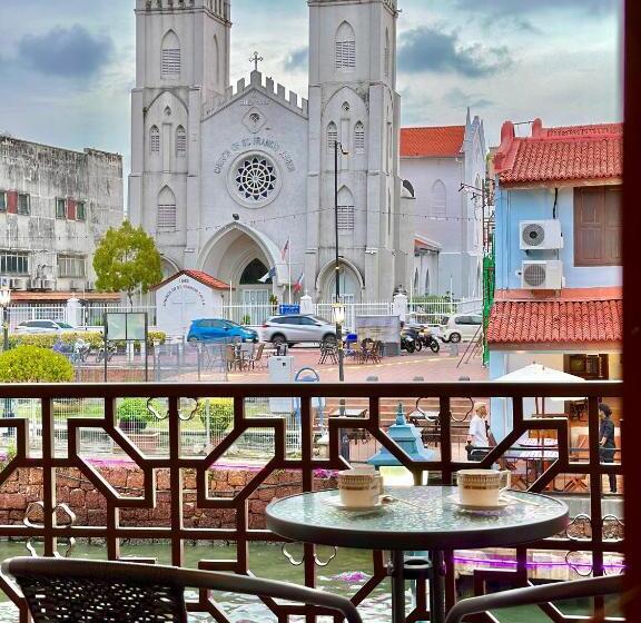 Quarto familiar vista mar, Wayfarer Guest House Malacca