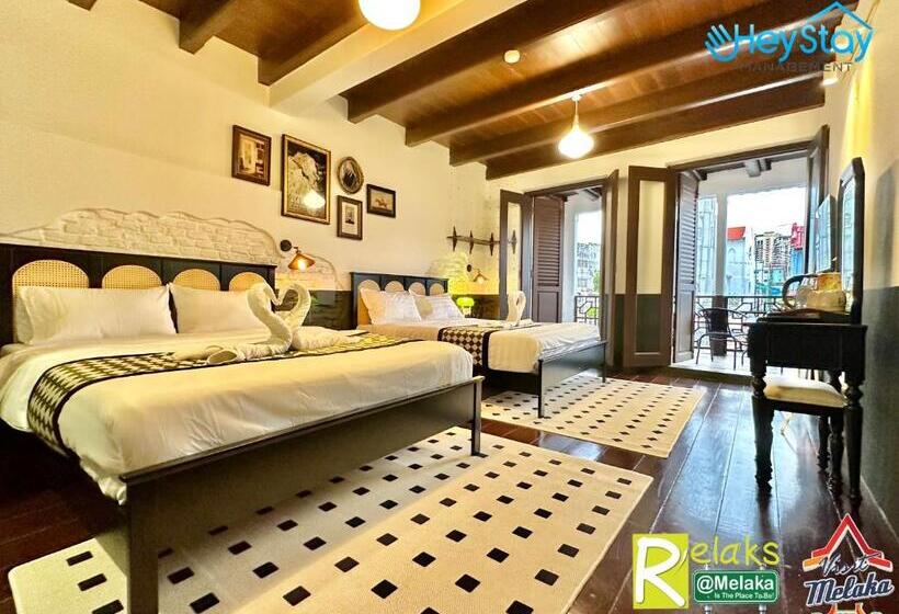 Quarto familiar vista mar, Wayfarer Guest House Malacca