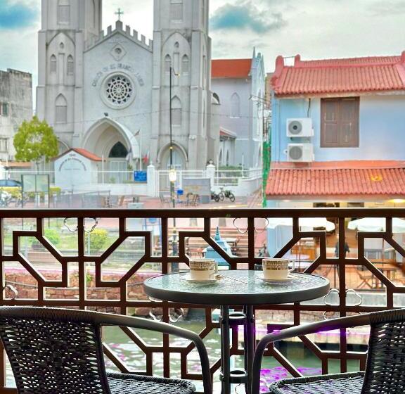 Quarto familiar vista mar, Wayfarer Guest House Malacca