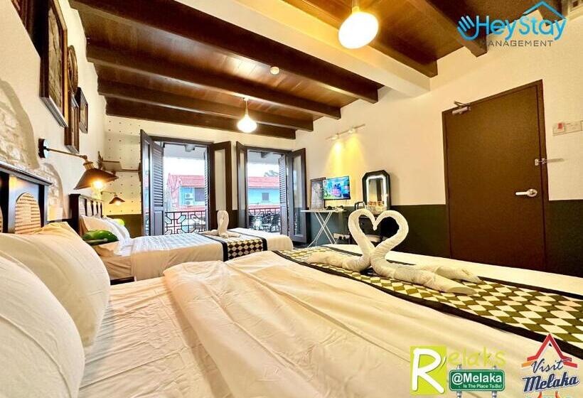 Quarto familiar vista mar, Wayfarer Guest House Malacca