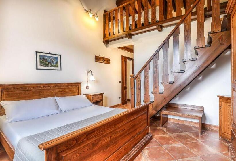 غرفة قياسية رباعية, Agriturismo Regno Verde