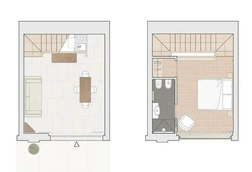 １ベッドルームアパートメント, Agriturismo Corte Ruffoni