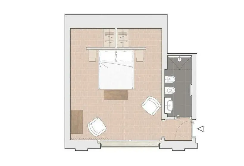 デラックスルーム, Agriturismo Corte Ruffoni