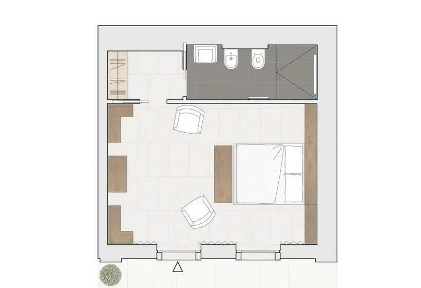 身障者適用スタンダードルーム, Agriturismo Corte Ruffoni