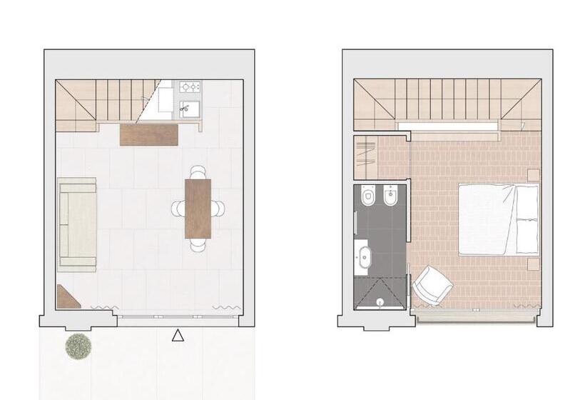 חדר דופלקס, Agriturismo Corte Ruffoni