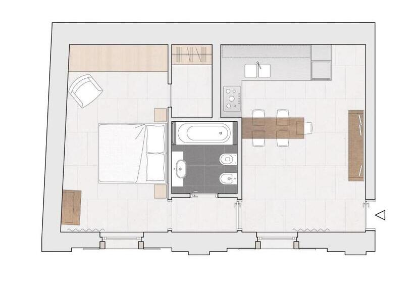 דירת חדר, Agriturismo Corte Ruffoni