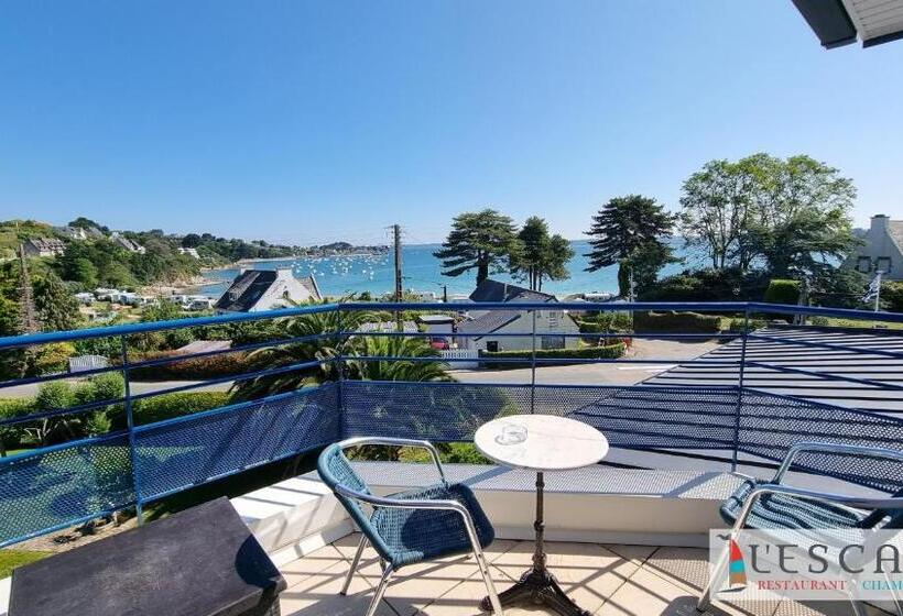 海景标准间带阳台, L Escale Evel Er Gêr